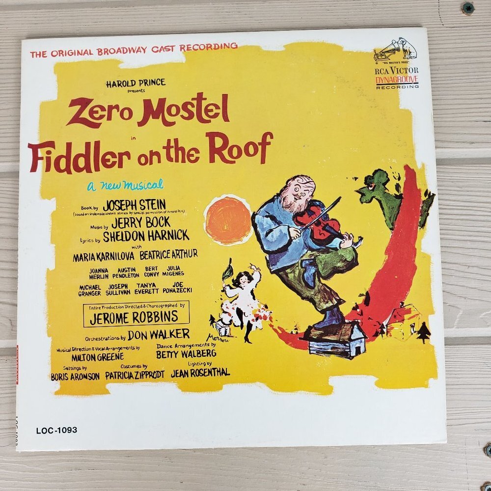 RCA Original Broadway Cast Fiddler on the Roof